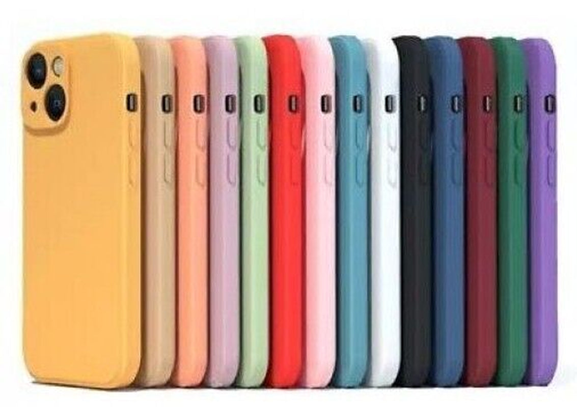 Case for Iphone 16 11 13 14 15 12 Pro Max plus 8 7 SE Shockproof Silicone Cover